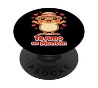 Te Amo Un Montón Coquí Grenouille Portoricaine Mignon Boricua Love PopSockets PopGrip Adhésif