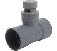 Té antivide en pvc à coller, femelle / femelle, D.40 G