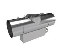 Té avec boîte à cendres longueur 250 mm pour collecteur de poussières fines - Kutzner & Weber T-Stück T 180 mit Aschebox