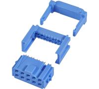 TE Connectivity 1-1658527-3 Embase femelle avec décharge de traction Pas: 2.54 mm Nbr total de pôles: 40 Nbr de rangées: 2 1 pc(s)