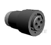 TE Connectivity 1445390-3 Cosse cylindrique mâle mâle, droit Nombre total de pôles: 4 1 pc(s)