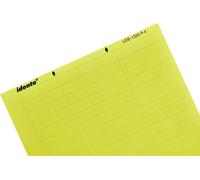 TE Connectivity 1768033-4 LEB-0615P-4 Etiquette LEB 15.24 x 6.35 mm Couleur de la surface de marquage: jaune Nombre d'étiquettes