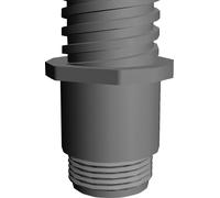 TE Connectivity 206153-1 Cosse cylindrique mâle femelle, droit Nombre total de pôles: 4 Série (connecteur rond): CPC 1 pc(s)