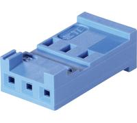 TE Connectivity Boîtier femelle pour câble série AMPMODU HE13/14 Nbr total de pôles 3 Pas: 2.54 mm 281838-3