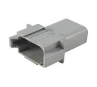 TE Connectivity DT04-08PA Cosse cylindrique mâle mâle, droit Nombre total de pôles: 8 Série (connecteur rond): DT