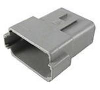 TE Connectivity DT04-12PA-C015 Cosse cylindrique mâle mâle, droit Nombre total de pôles: 12 Série (connecteur rond): DT