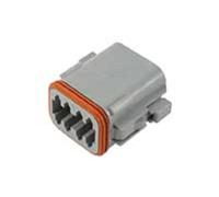 TE Connectivity DT06-08SA Cosse cylindrique mâle femelle, droit Nombre total de pôles: 8 Série (connecteur rond): DT