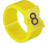 TE Connectivity STD09Y-2 Clip de marquage Impression 2 Plage de Ø extérieur 3.25 à 4.50 mm 700690-000