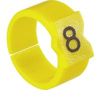 TE Connectivity STD15Y-2 Clip de marquage Impression 2 Plage de Ø extérieur 5.80 à 8.50 mm 7-1768045-6