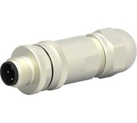 TE Connectivity T4111011041-000 Connecteur non confectionné pour capteurs/actionneurs M12 mâle, droit Nombre de pôles: 4 1 pc(s)