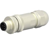 TE Connectivity T4111011051-000 Connecteur non confectionné pour capteurs/actionneurs M12 mâle, droit Nombre de pôles: 5 1 pc(s)