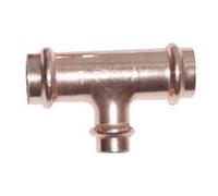 Viega Profipress Pièce en T 324933 54 x 35 x 54 mm, cuivre, SC-Contur