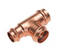 Té cuivre réduit à sertir Press - diamètre 28x18x22 mm CONEX BANNINGER