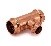 Té cuivre réduit à sertir Press - diamètre 28x22x22 mm CONEX BANNINGER