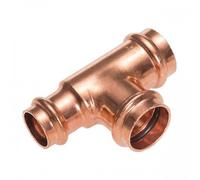 Té cuivre réduit à sertir Press - diamètre 28x22x22 mm CONEX BANNINGER