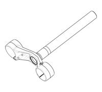 Té de fourche Inférieur 47os v2 Manitou Dorado Pro Argenté