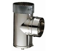 Té de purge spécial flex tubage Ø180 POUJOULAT TPI 180 - 45180073