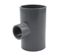 Té de réduction for Tuyau d'eau en PVC 20 25 32 40 50 63 75 90 110 Té de réduction Gris(63 x 40)