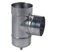 Té de tubage EQ 90° inox 304 avec purge Ten - 884155