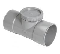Té de visite avec bouchon en pvc - femelle-femelle - Ø 100 mm - G2T NICOLL