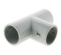 Zenitech Té dérivation pour tube IRL Ø25mm Gris