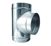 Té droit galvanisé à 3 côtés égaux Ø 250 mm - SOVELOR-DANTHERM - ACC6840