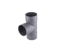 Té droit PVC 87° mâle femelle Ø80 NOYON & THIEBAULT