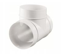 Té droit rond 150/150 mm PVC VENTILATIONS 692