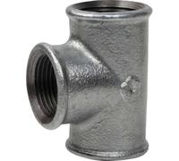 Té Égal 90° | Fonte Malléable Galvanisée Femelle/Femelle EN 10242-1''1/2