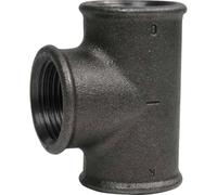 Té Égal 90° | Fonte Malléable Noire Femelle/Femelle EN 10242-3/4''