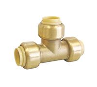 Té égal à emboîter en laiton Somatherm 14mm