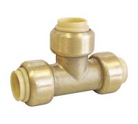 Té égal à emboîter en laiton Somatherm 16mm
