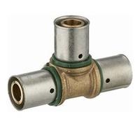 Té égal à sertir profil TH pour tube PER NOYON & THIEBAULT - Bague à sertir en inox - 3790