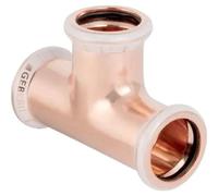 Té égal GEBERIT Mapress Cuivre - Ø 18 mm - 61003