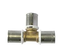 Té égal PER à sertir 25mm Fixoconnect