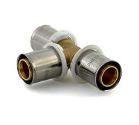 Té égal PER à sertir diamètre 12 mm BRICOZOR