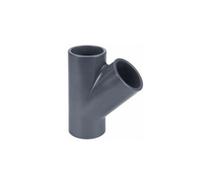 Té égal PVC pression 45° Ø 50 mm - Fitt