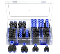 Té en forme de Y série PY PW 4 6 8 10 12 14 16mm connecteur 3 voies(30pcsPW6-12-500g)