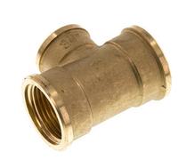 Té en laiton Rp 1'' x Rp 3/4'' 16 Bar