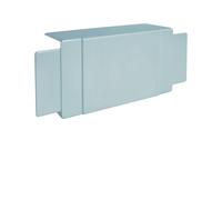 Té et croix lifea pour LF60090 RAL 7030 gris - HAGER LF6009087030