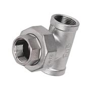 Té fileté femelle en acier inoxydable 304, raccord de tuyau union à 3 voies de 1/4" à 2" for l'eau, le pétrole, le gaz et les liquides - 1 pièce(1-1/4inch)