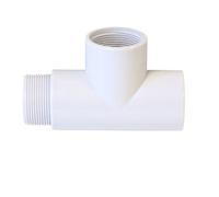 Té fileté mâle (1''1/2 d'un côté et taraudé femelle 1''1/2)