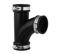 Té Flexible 63 mm D'Aquaforte, Plage de Serrage 63-57mm, Schwarz