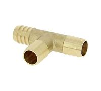 Té laiton égal cannelé Ø20