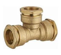 Té laiton égal pour tuyau polyéthylène NOYON & THIEBAULT - Ø 20 mm - 1731-20L1 G