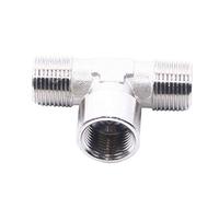 Té laiton nickelé 3/8 'AG