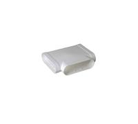 Té Minigaine blanc 90DEG horizontal équivalent D125 60x200