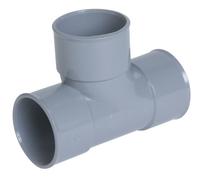 Nicoll Té PVC TJ288 pied de biche femelle/femelle 87°30 diamètre 50/40 mm