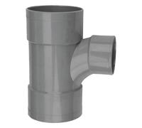 Té pied de biche Culotte PVC double Femelle 87°30 D110 WAVIN 4005884