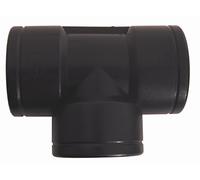 Te polypropylène femelle 26 x 34 Noir| Boutté